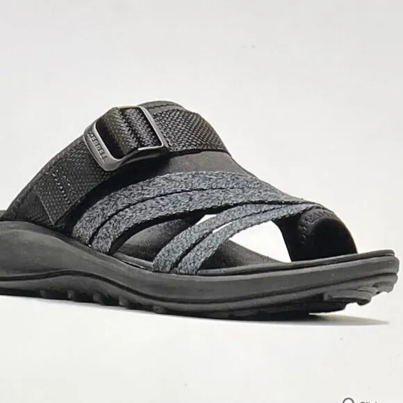 Merrell Womens District 4 Post Black Sport Sandals Size 11 (7768251)