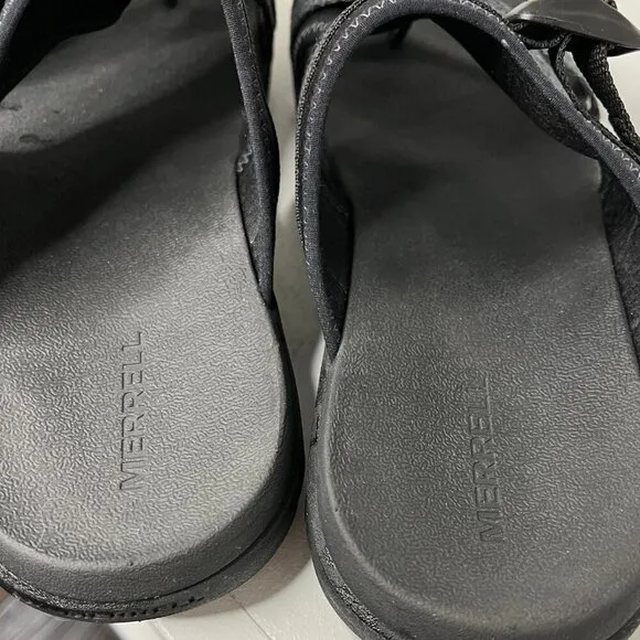 Merrell Womens District 4 Post Black Sport Sandals Size 11 (7768251)