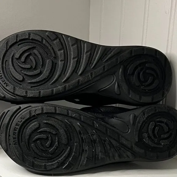 Merrell Womens District 4 Post Black Sport Sandals Size 11 (7768251)