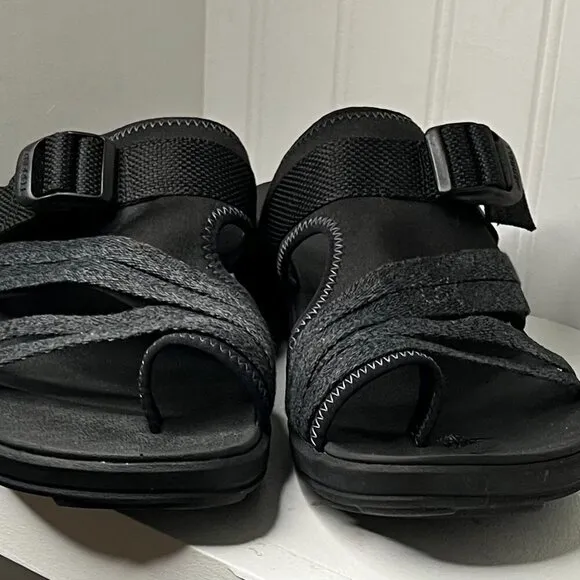 Merrell Womens District 4 Post Black Sport Sandals Size 11 (7768251)