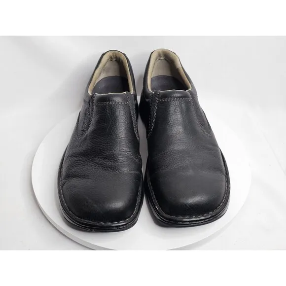 Merrell World Legend Loafers Shoes Mens Size 11.5 Black Leather Casual Slip On