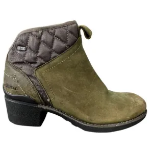 Merrell Chateau Quilted Mid Pull Waterproof Dusty Olive Boot Size 7.5