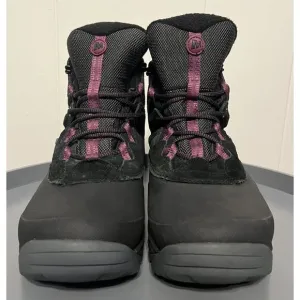 Merrill Thermal Shiver Waterproof Black/Purple Boots Women’s Size 6