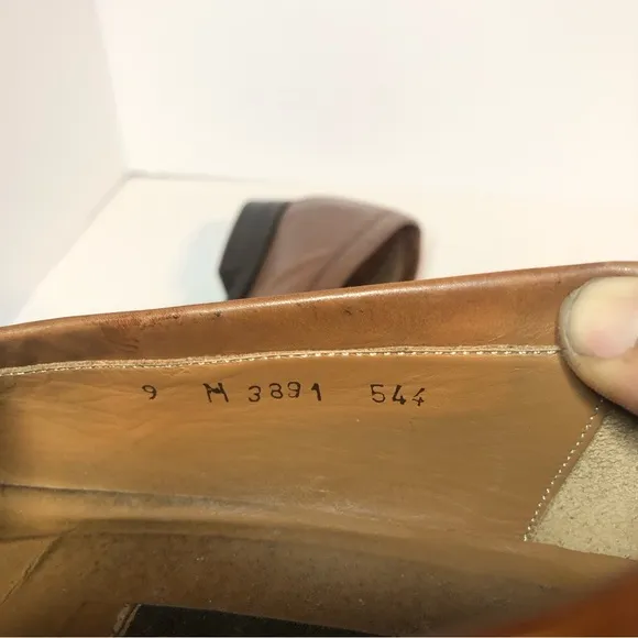 Mezlan Cuoio Leather Brown Loafers Men’s Size 9 M.