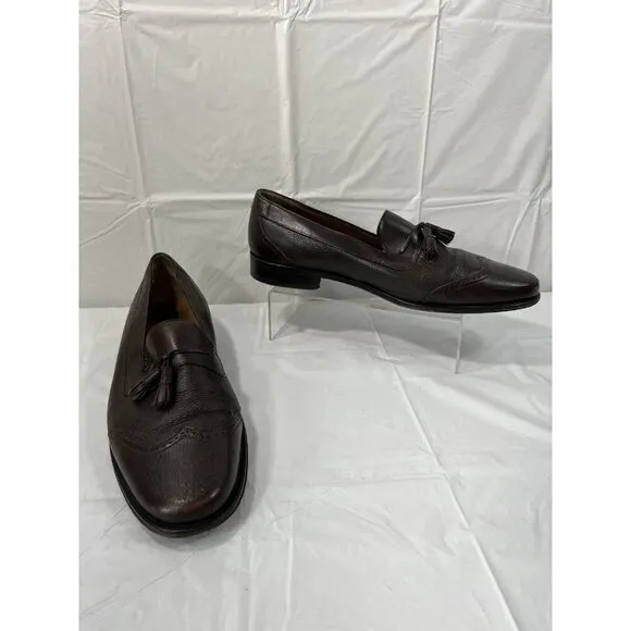 Mezlan Nicholas Tassel Loafers Brown Leather Nicholas Men's 11 M spain