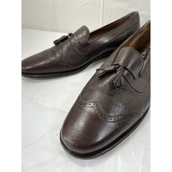 Mezlan Nicholas Tassel Loafers Brown Leather Nicholas Men's 11 M spain