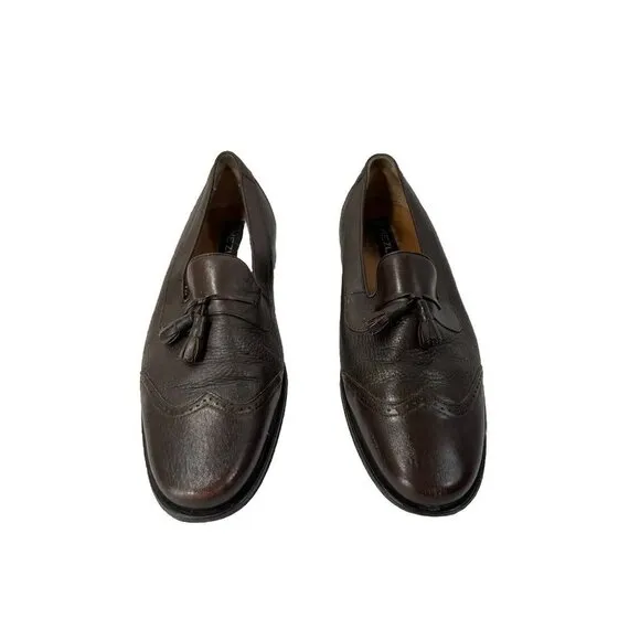 Mezlan Nicholas Tassel Loafers Brown Leather Nicholas Men's 11 M spain