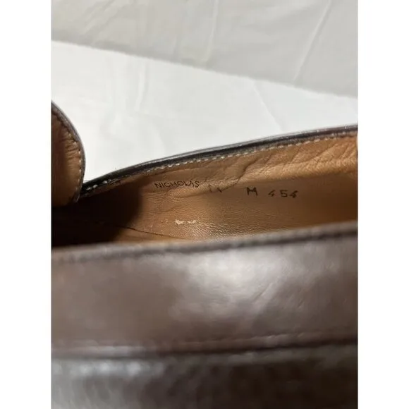 Mezlan Nicholas Tassel Loafers Brown Leather Nicholas Men's 11 M spain