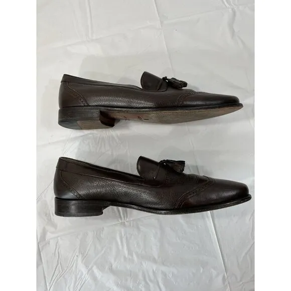 Mezlan Nicholas Tassel Loafers Brown Leather Nicholas Men's 11 M spain