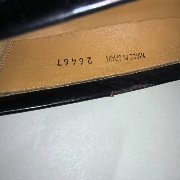 Mezlan Santander Kiltie &amp; Tassel Loafers Size 9.5 Black Leather classic