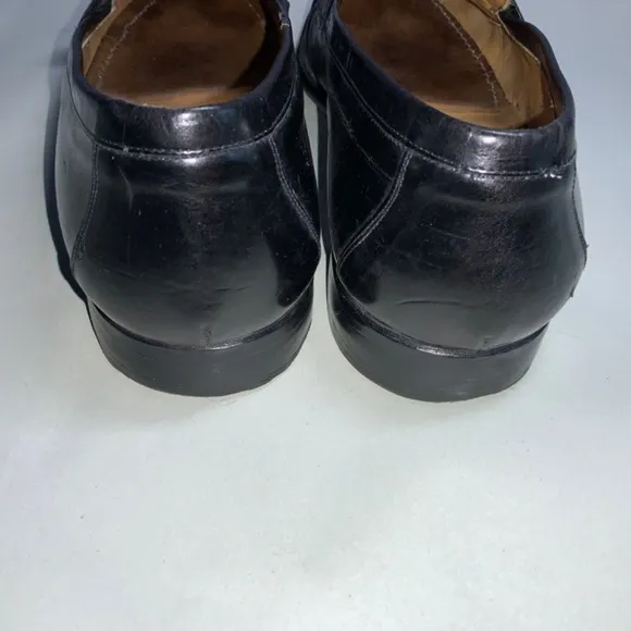 Mezlan Santander Kiltie &amp; Tassel Loafers Size 9.5 Black Leather classic
