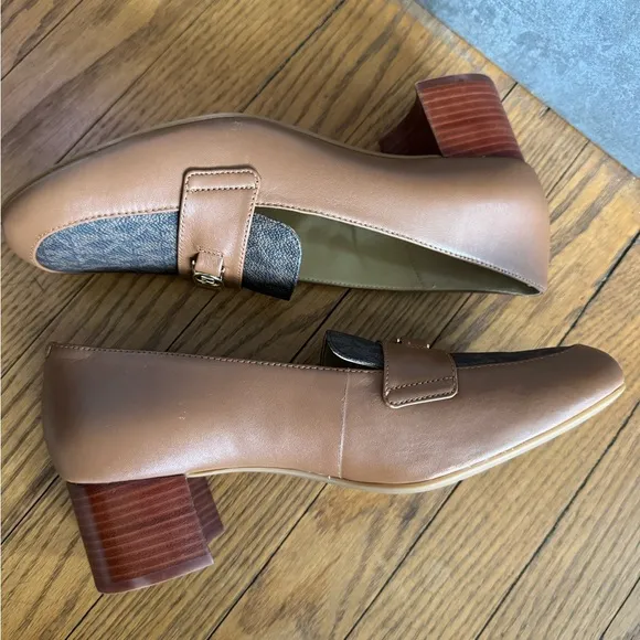 Michael Kors monogram loafers