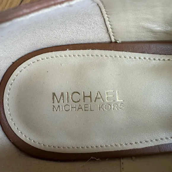 Michael Kors monogram loafers