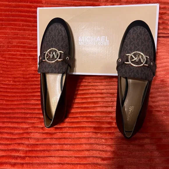 Michael Kors Rory Nappa Leather Loafers