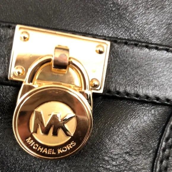 Michael Kors Tall Black Leather Riding Boots