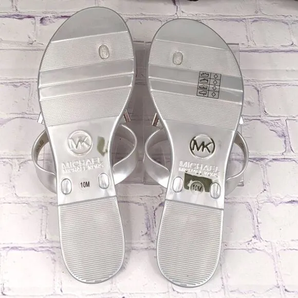 MICHAEL KORS KAYDEN BOW THONG SANDALS