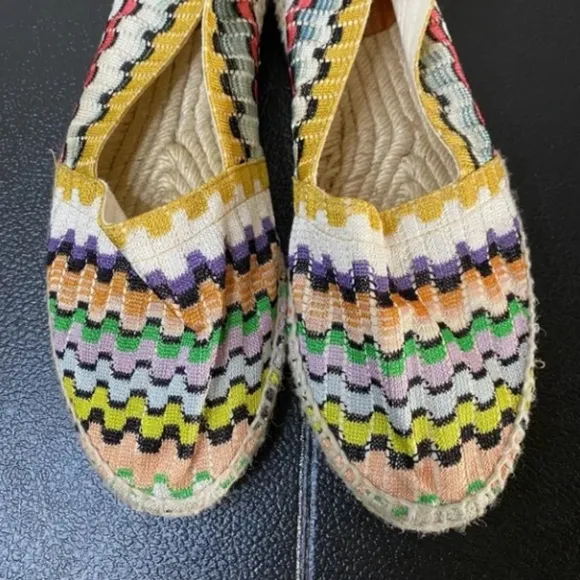 MISSONI x Castañer rainbow knit Kenda espadrilles 38
