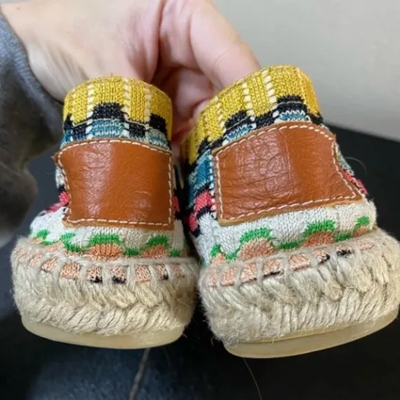 MISSONI x Castañer rainbow knit Kenda espadrilles 38