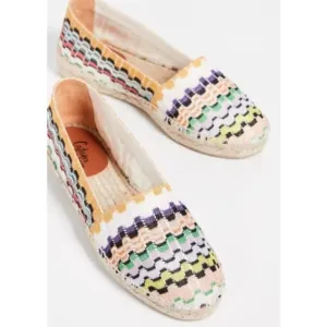 MISSONI x Castañer rainbow knit Kenda espadrilles 38
