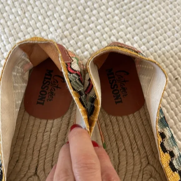 MISSONI x Castañer rainbow knit Kenda espadrilles 38