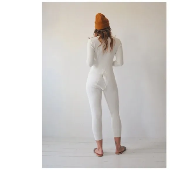 Morgan Mills Long Handles Thermal Long Johns Grandpa Union Suit XL Vintage Rare