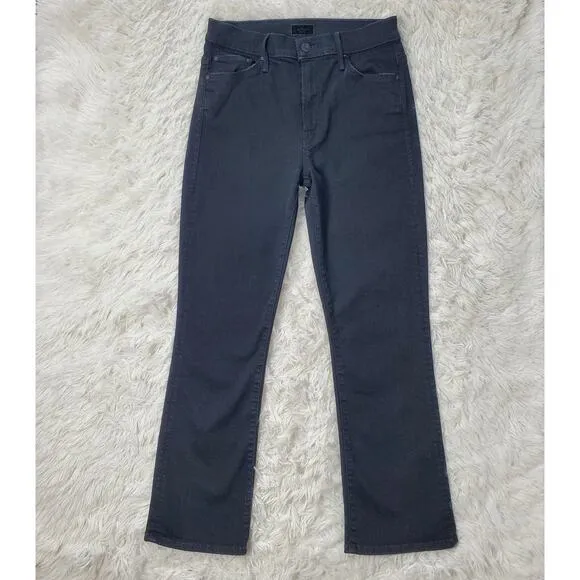 Mother The Insider Crop Black Jeans 26 / 2