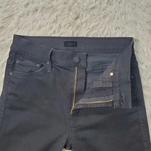 Mother The Insider Crop Black Jeans 26 / 2