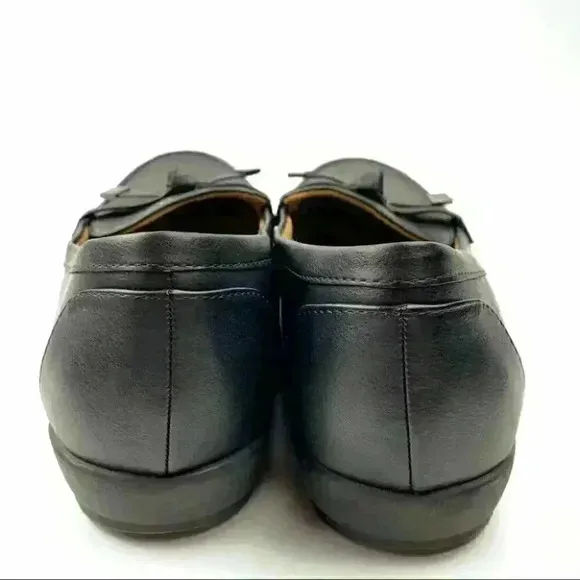 Natural soul Flats size 10 W Gracee black loafers