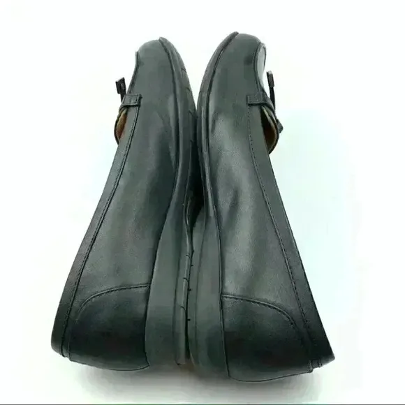 Natural soul Flats size 10 W Gracee black loafers
