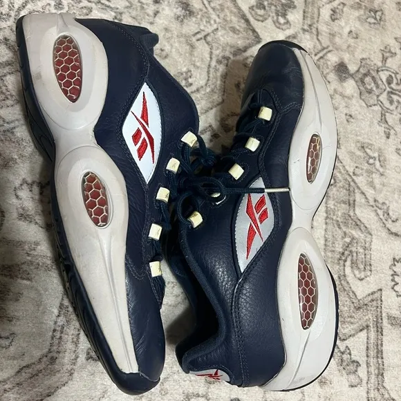 Navy Question Allen Iverson Reebox Sneakers