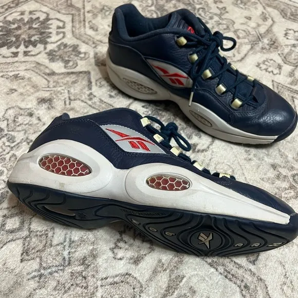 Navy Question Allen Iverson Reebox Sneakers