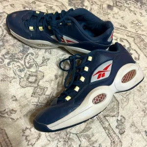 Navy Question Allen Iverson Reebox Sneakers