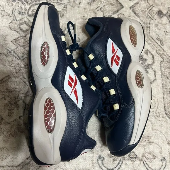 Navy Question Allen Iverson Reebox Sneakers