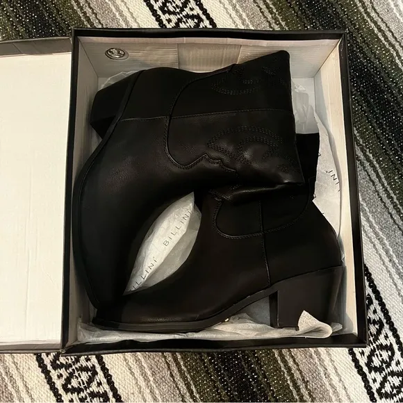 New 12th Tribe x Billini Billini Dixie Boots in Black Size 8