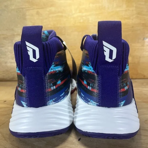 NEW Adidas Dame 5 Mens Size 13.5 Basketball Shoes Sneakers Collegiate Purple