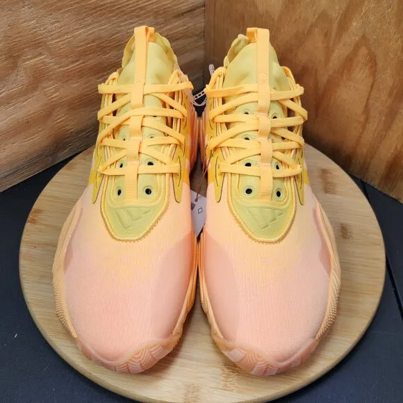 New Adidas Trae Young 3 Acid Orange Mens Basketball Sneakers Size 9.5 Shoes