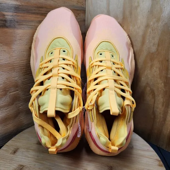 New Adidas Trae Young 3 Acid Orange Mens Basketball Sneakers Size 9.5 Shoes