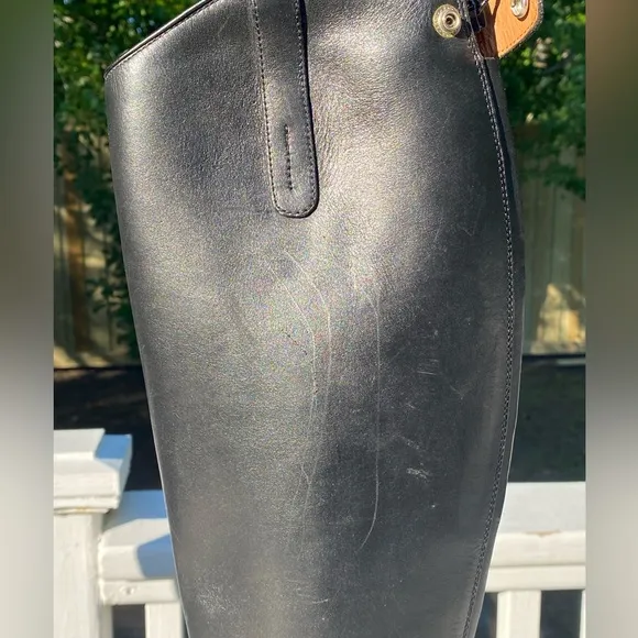 NEW Ariat Challenge Field Horse Riding Boots Womens Size 7.5 Black Medium Height