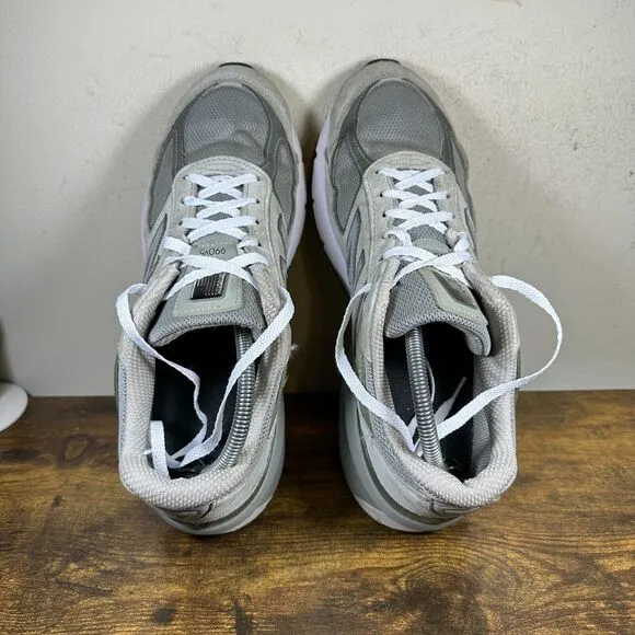 New Balance 2019 990v5 Gray White Shoes‎ Sneakers Mens Size 10 D