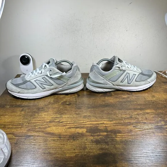 New Balance 2019 990v5 Gray White Shoes‎ Sneakers Mens Size 10 D