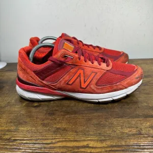 New Balance 2019 990v5 Orange White Shoes Sneakers Mens‎ Size 12 2E