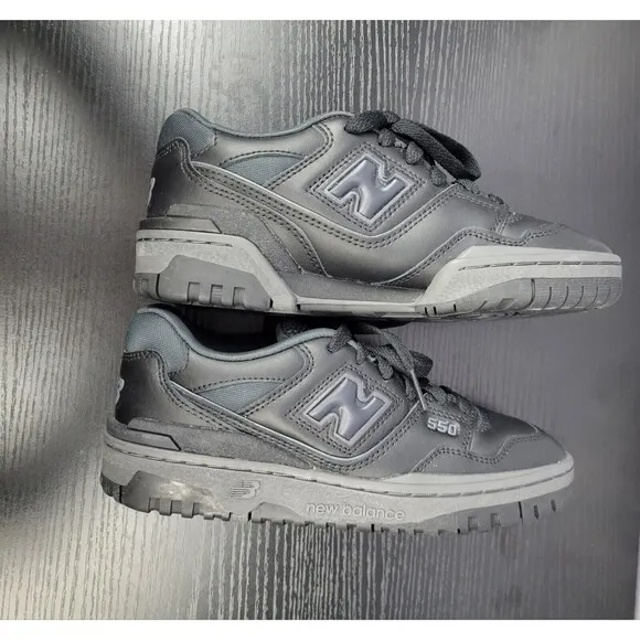 New Balance 550 GS | Black • Gray | Youth Size 4.5