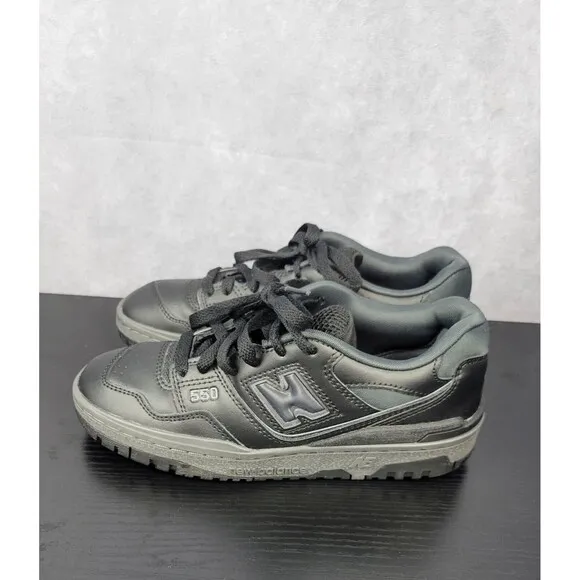 New Balance 550 GS | Black • Gray | Youth Size 4.5