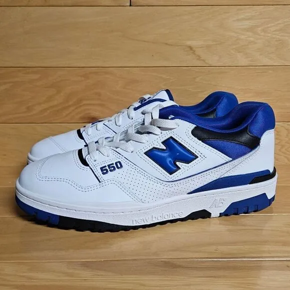 New Balance 550 White Blue Size 10 Mens Shoe Sneaker BB550SN1