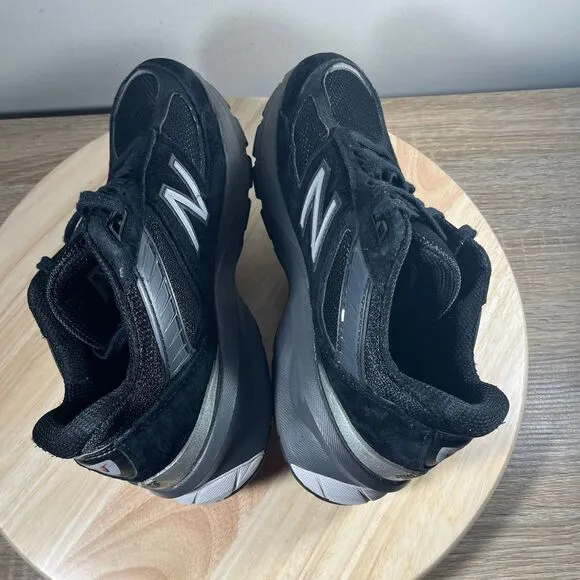 New Balance 990v5 Womens 8.5 Shoes Black Suede Casual Athletic Running Sneakers
