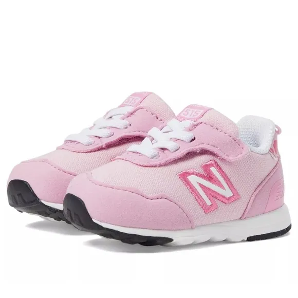 New Balance Kids 515 New-B Hook-and-Loop  infant baby girl raspberry pink