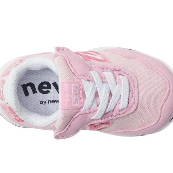 New Balance Kids 515 New-B Hook-and-Loop  infant baby girl raspberry pink
