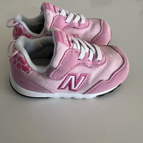 New Balance Kids 515 New-B Hook-and-Loop  infant baby girl raspberry pink