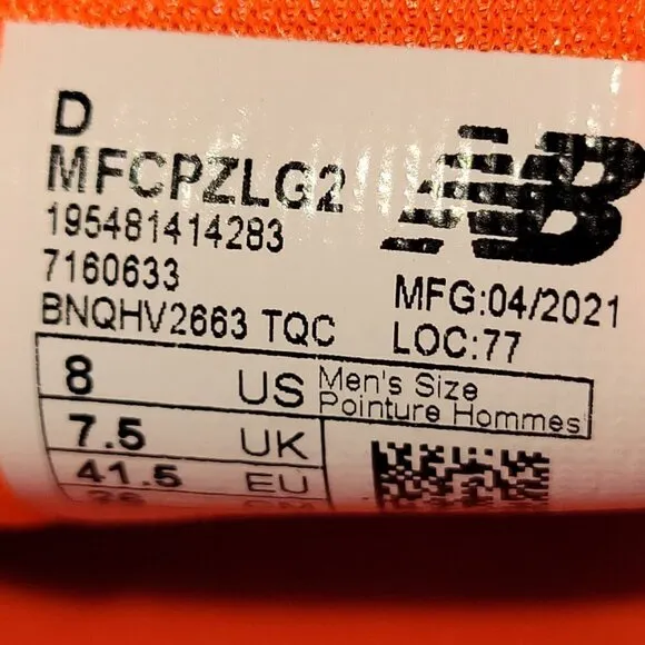 NEW BALANCE SNEAKERS FUELCELL PRISM V2 SLATE/BLUE MEN SIZE 8