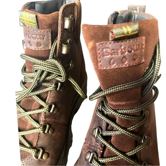 New ▶️ Barbour ◀️ Belgrave Bootie Brown. Womens US 8 Size 6 (measured insoles )
